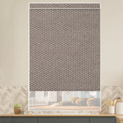 Sunelo Motorized Roller Shades 100% Blackout - Groove