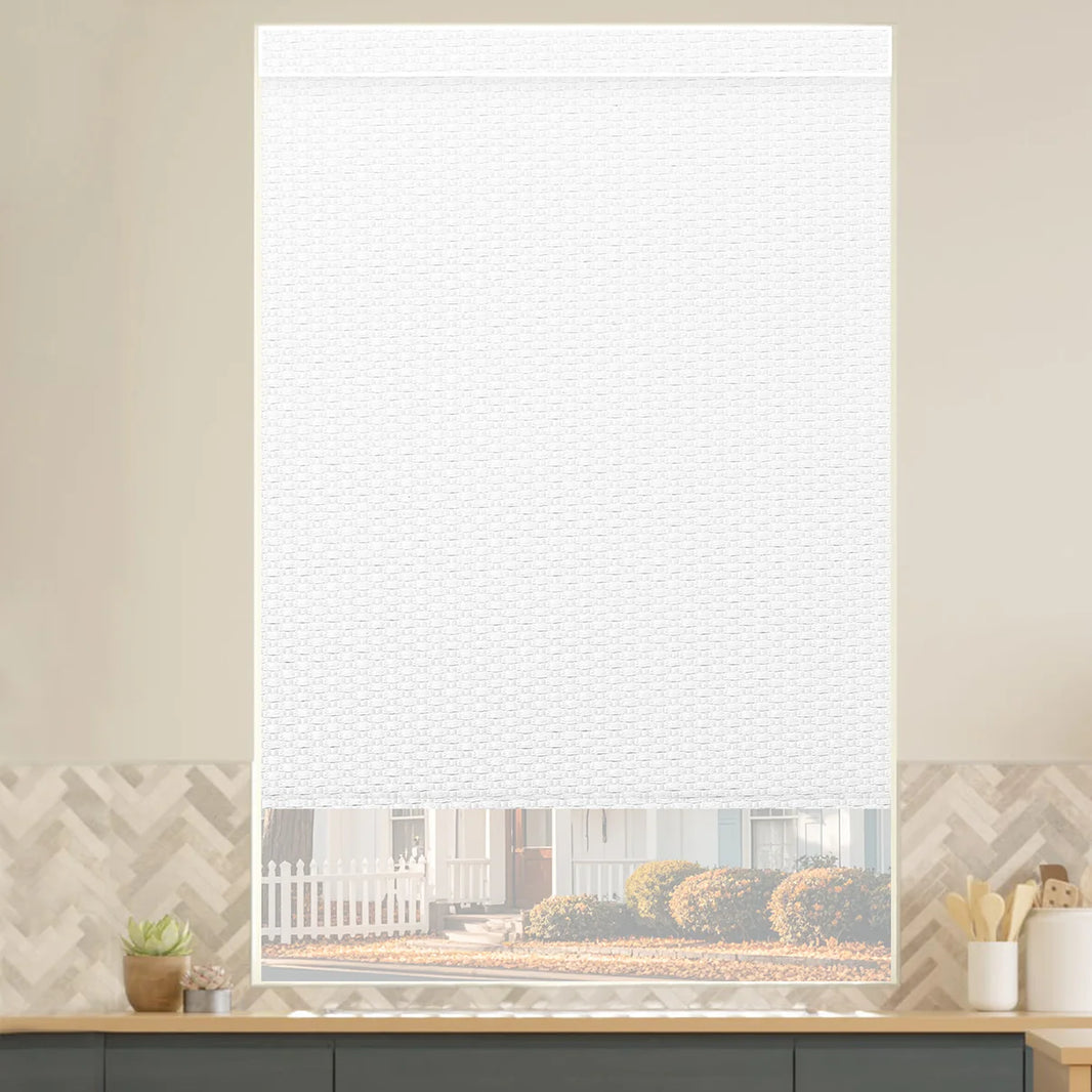 Sunelo Motorized Roller Shades 100% Blackout - Groove