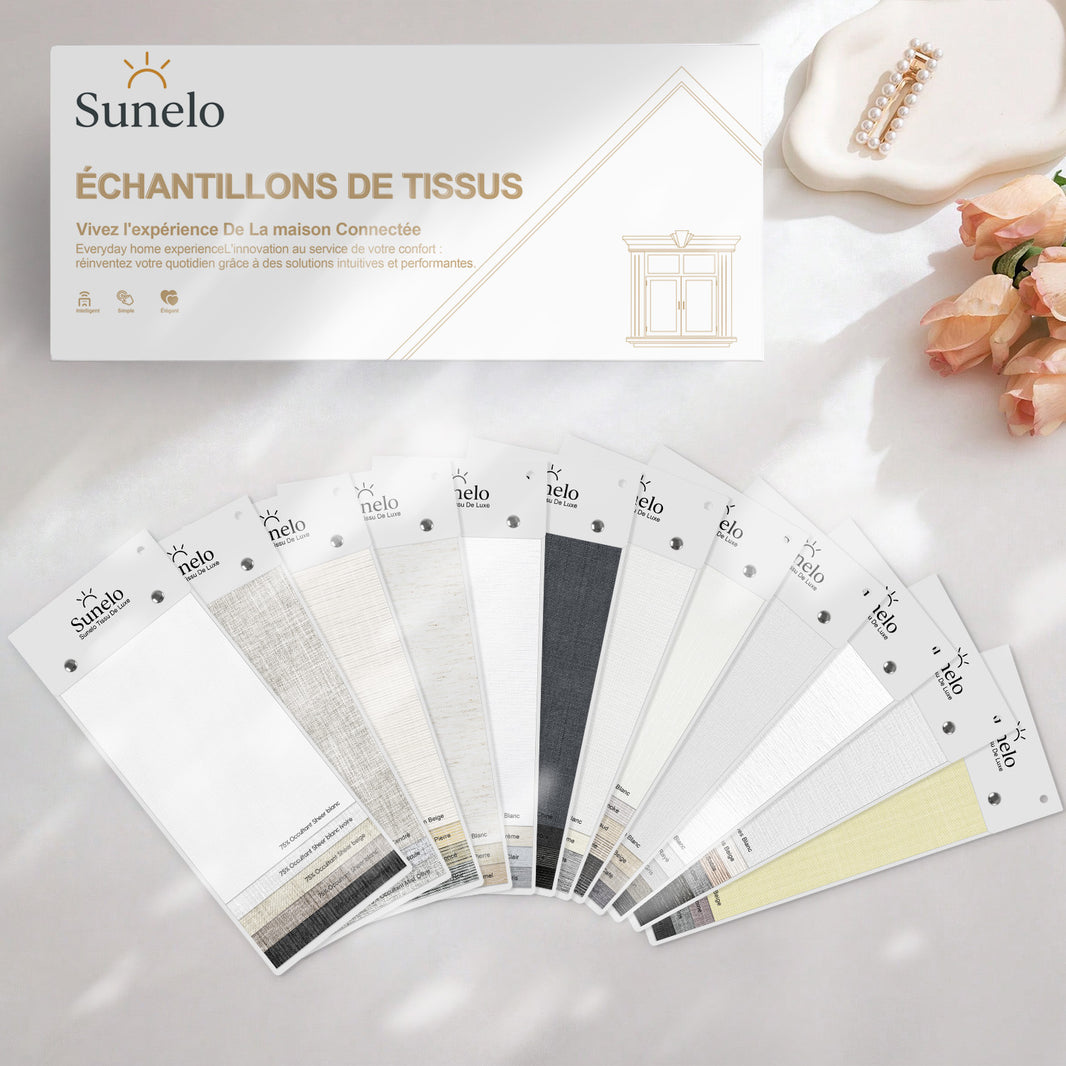 Sunelo Light Filtering Roller Fabric Swatches