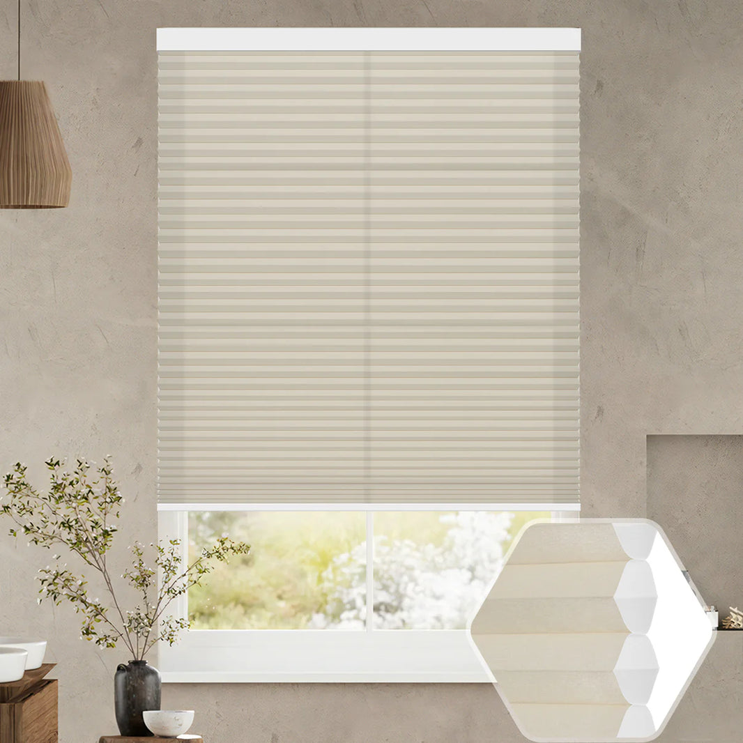 Sunelo Thermal Insulating Light Filtering Motorized Cellular Shades