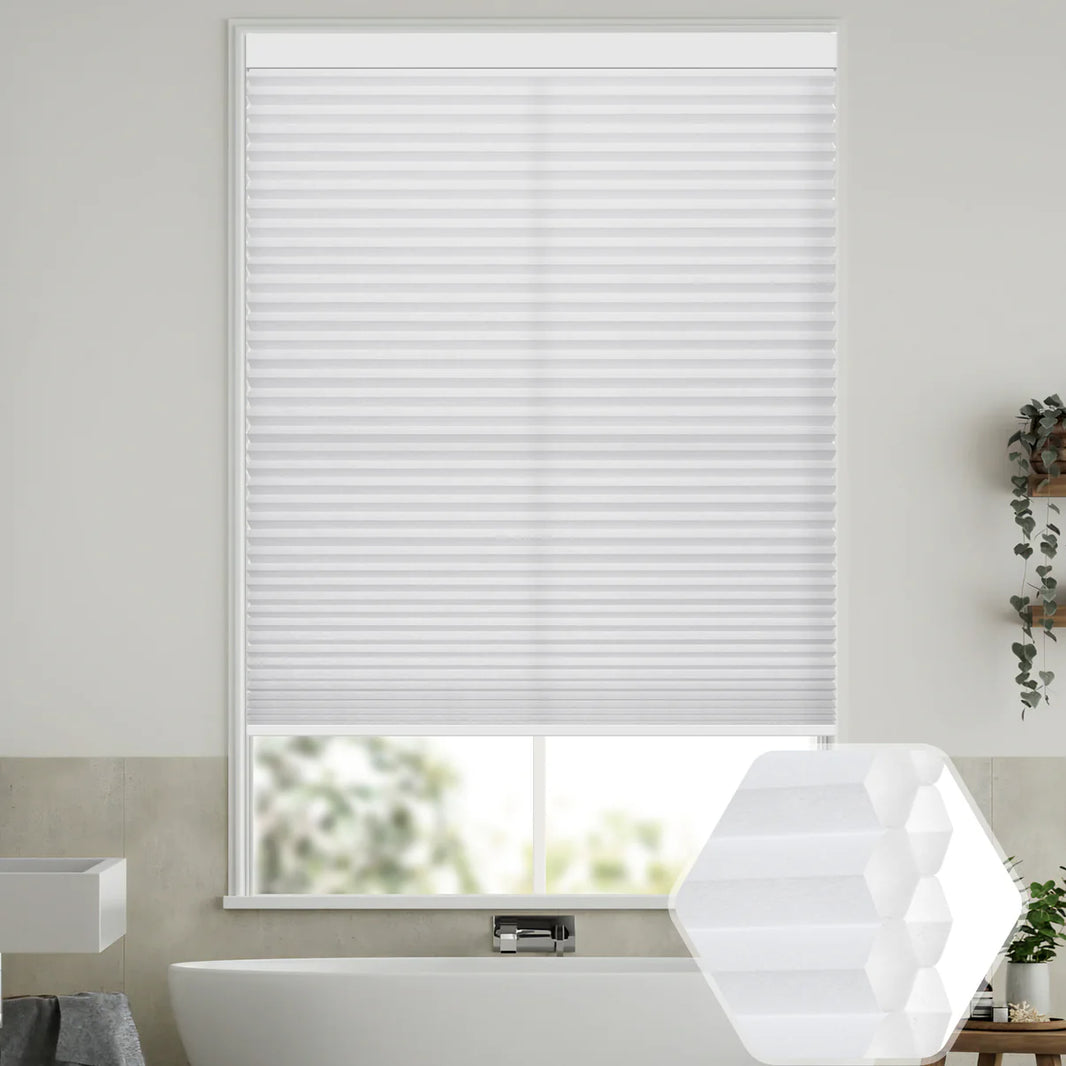 Sunelo Noise-Reducing, Light Filtering Motorized Cellular Shades | Double-Cell