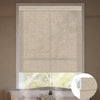 Sunelo No Drill Roller Shades, Motorized 75% Blackout Light Filtering - Linen