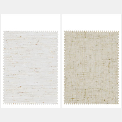 Sunelo Motorized Roman Shades 100% Blackout - Linen