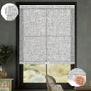 Sunelo No Drill Cordless Light Filtering Roller Shades 75% Blackout - Mist