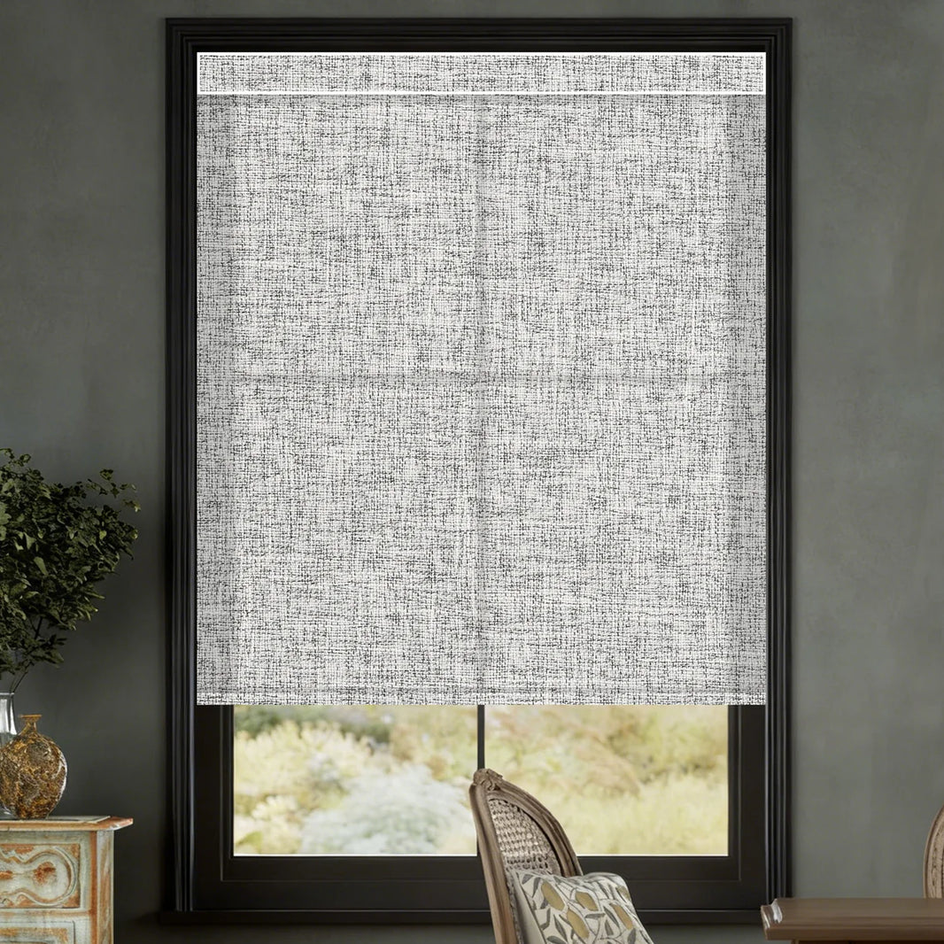 Sunelo Motorized Light Filtering Roller Shades 75% Blackout - Mist