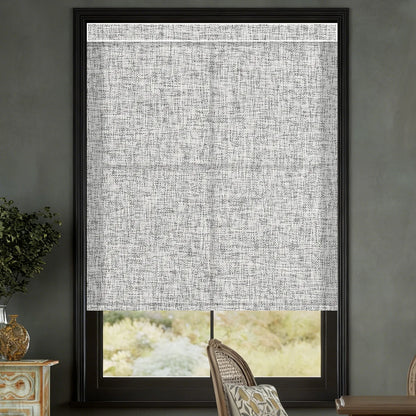 Sunelo Motorized Light Filtering Roller Shades 75% Blackout - Mist