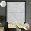 Sunelo No Drill Cordless Light Filtering Roller Shades 75% Blackout - Mist