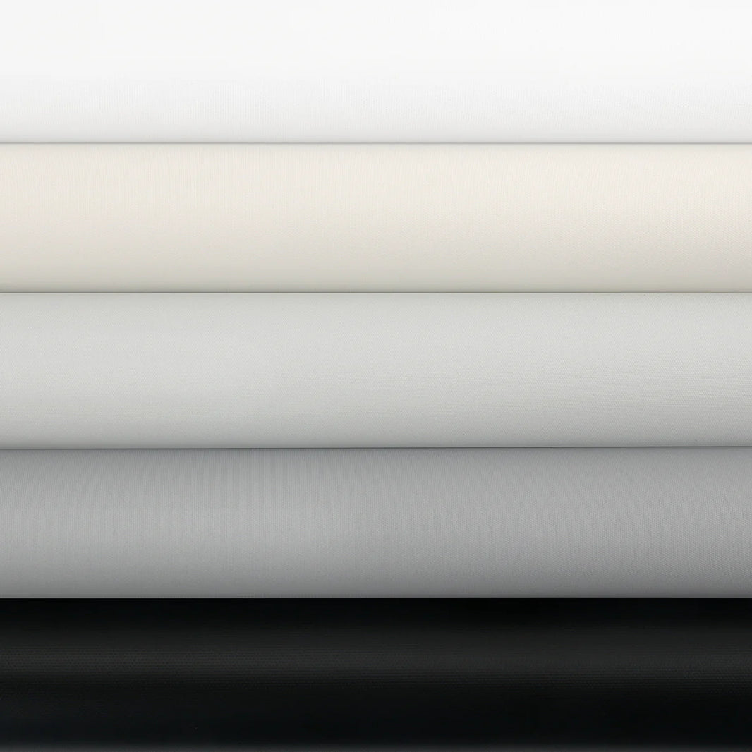 Sunelo Motorized Roller Shades 100% Blackout - Pure
