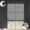 Sunelo No Drill Cordless Light Filtering Roller Shades 50% Blackout - Sheer