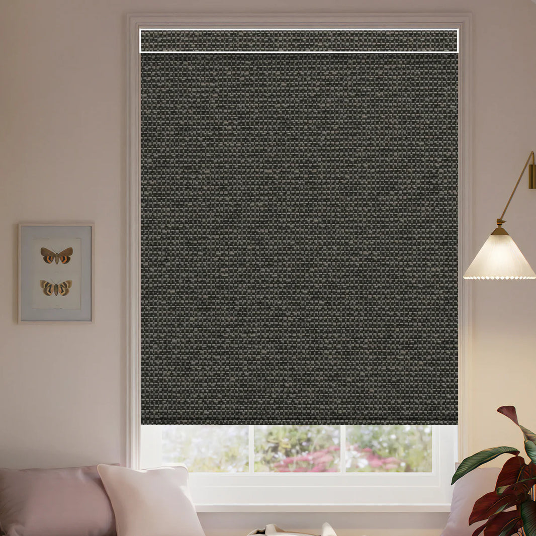 Sunelo Motorized Roller Shades 100% Blackout - Starscape