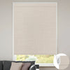 Sunelo No Drill Roller Shades, Motorized 100% Blackout - Weave