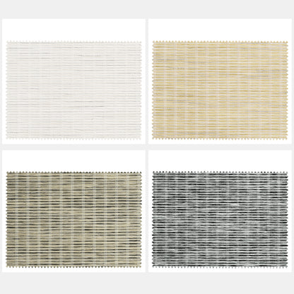 Sunelo Motorized Light Filtering Roman Shades 50% Blackout - Woven