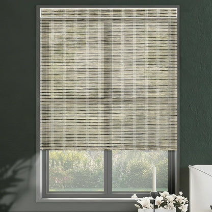 Sunelo Motorized Light Filtering Roller Shades 50% Blackout - Woven