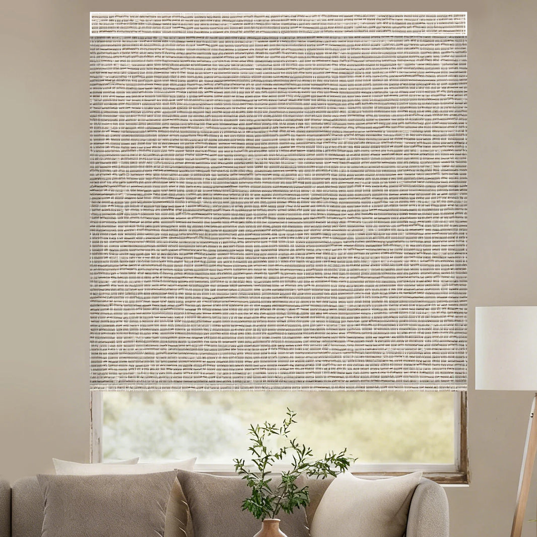 Sunelo Motorized Light Filtering Roller Shades 75% Blackout - Classic