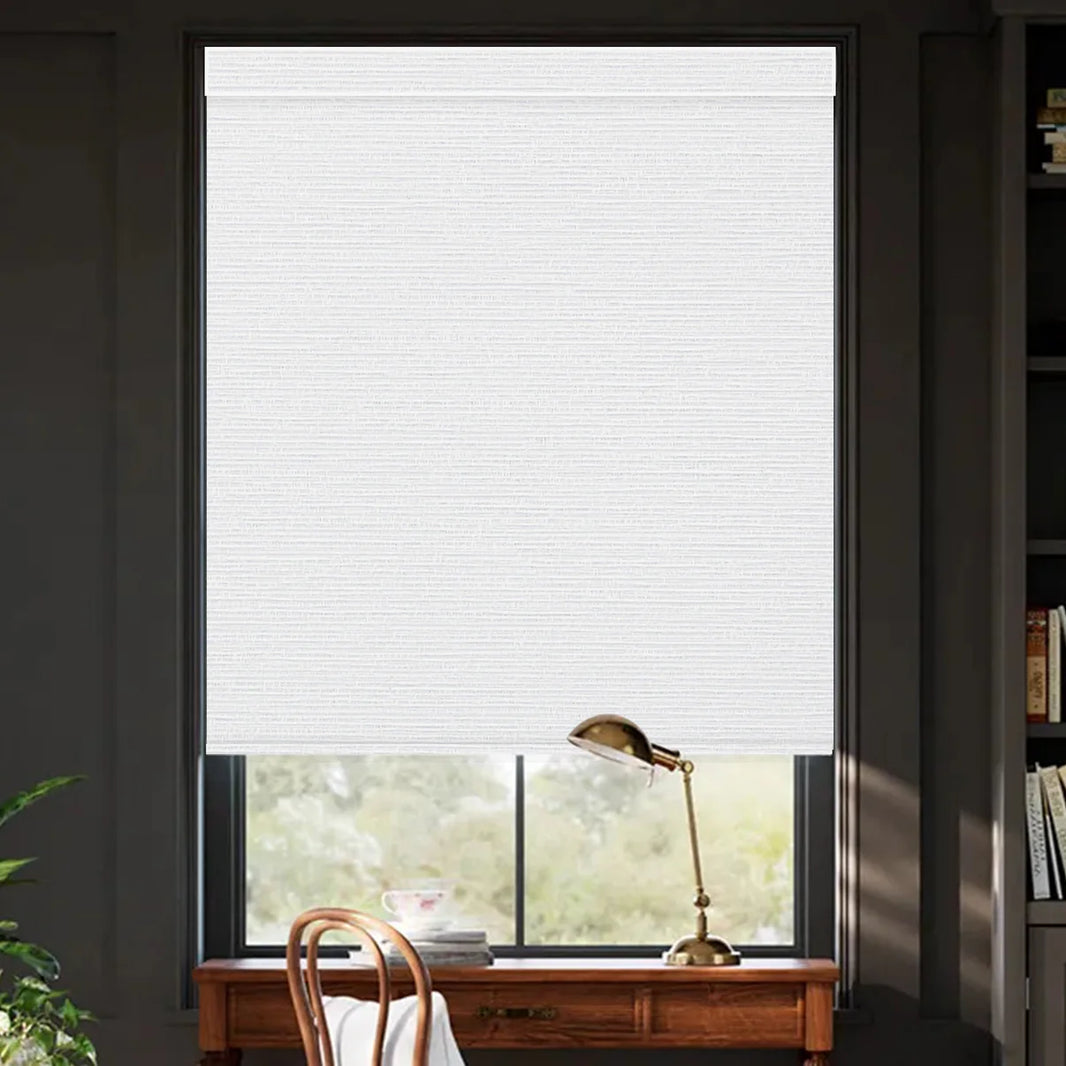 Sunelo Motorized Roller Shades 100% Blackout - Elegant