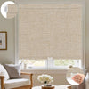 Sunelo No Drill Cordless Roller Shades 100% Blackout - Linen